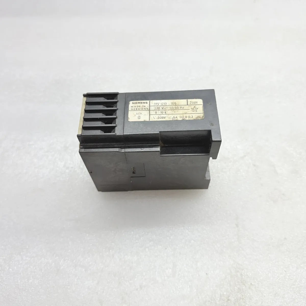 SIEMENS 7PV1210-1GG Timing Relay 220V 0-10s 5A