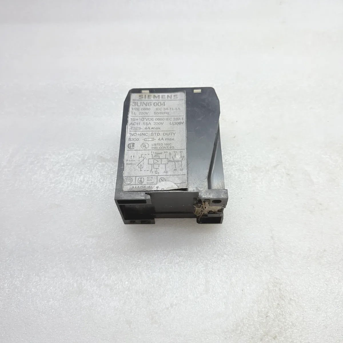 SIEMENS 3UN6004 Thermistor Motor Protection Relay 220V 40-60Hz