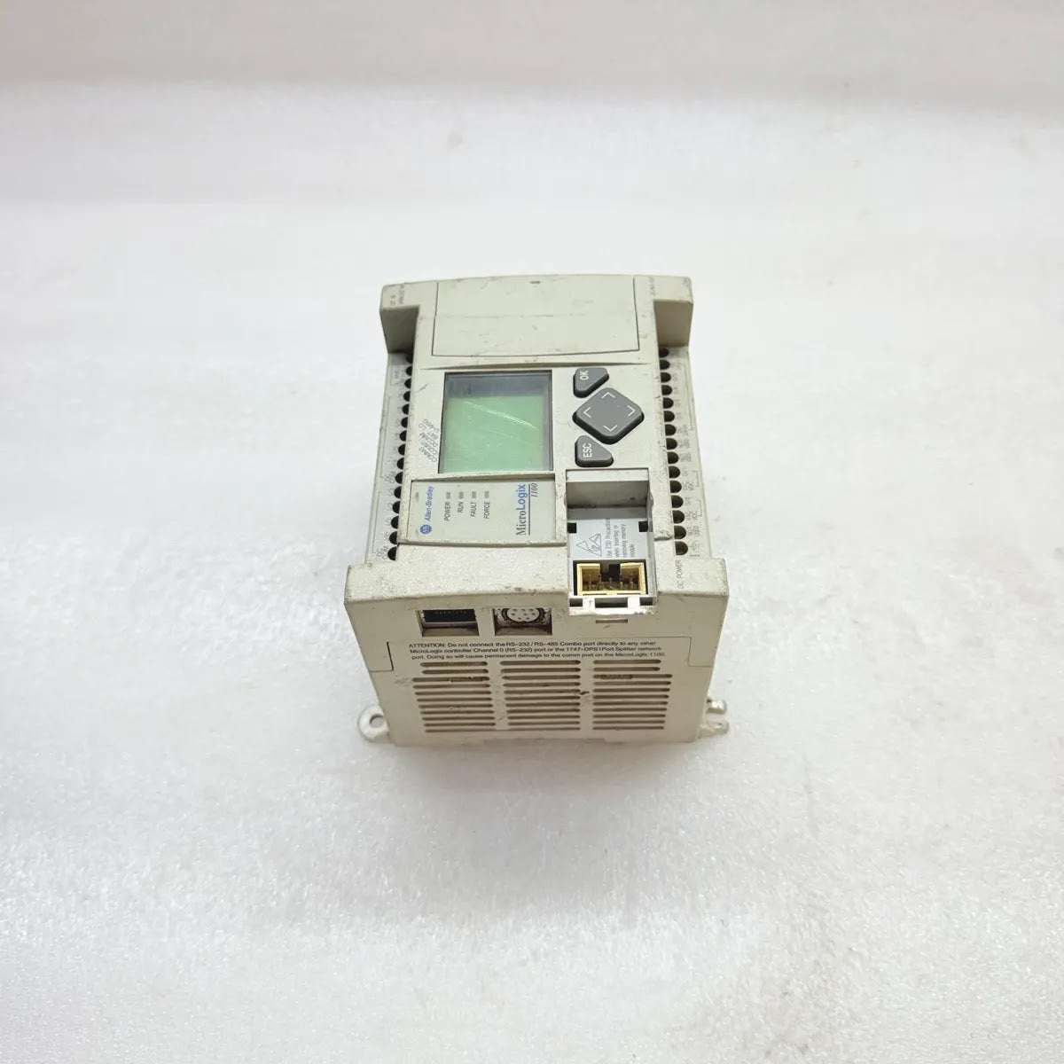 A Bradley 1763-L16BBB MicroLogix 1100 Logic Controller 24VDC 16-Point