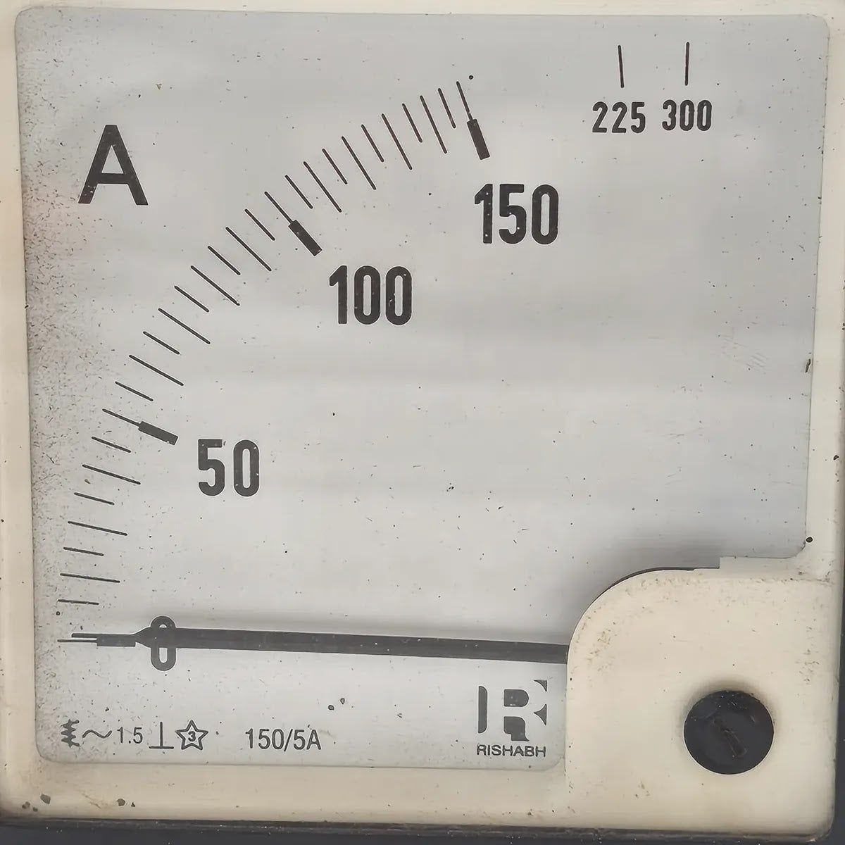 RISHABH EQ96 P1030295RIS Analogue AC Ammeter 150/5A 0-150A