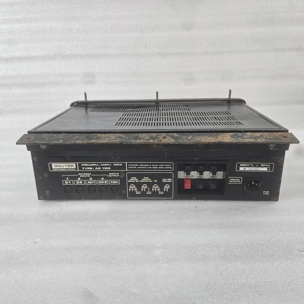 Bouyer AS 1105 Preamplifier Amplifier 100W 220V 4-Input Rack PA Mixer