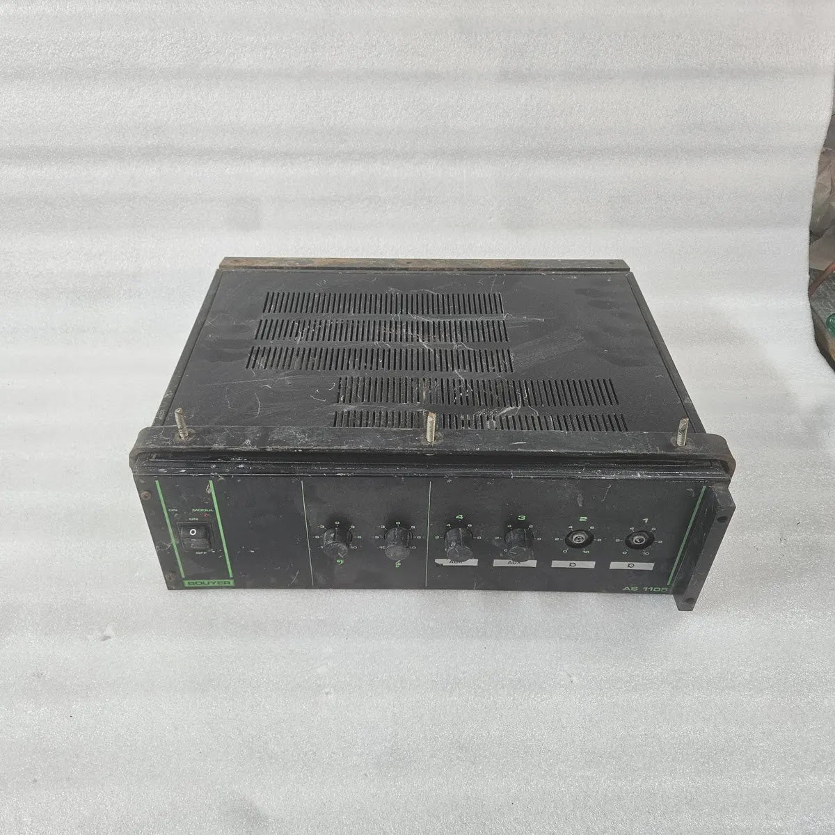 Bouyer AS 1105 Preamplifier Amplifier 100W 220V 4-Input Rack PA Mixer