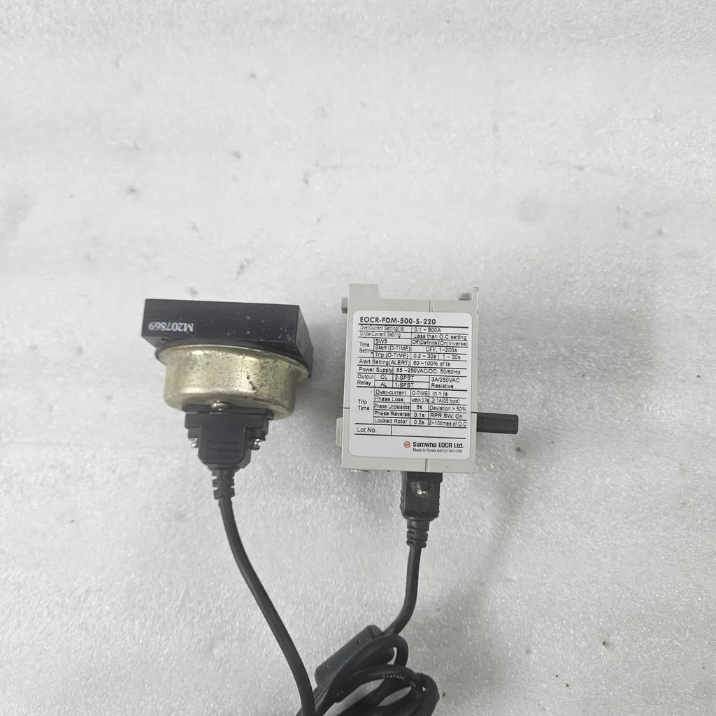 Samwha EOCR-FDM-500-S-220 Electronic Overcurrent Relay 0.1-800A 85-250V