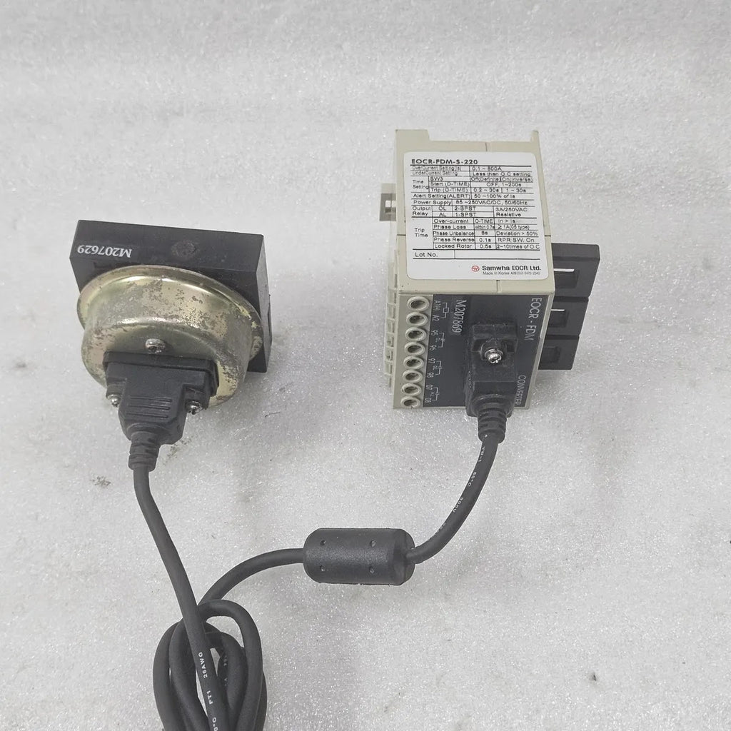 Samwha EOCR EOCR-FDM-S-220 Overcurrent Relay 0.1-800A 85-250VAC/DC