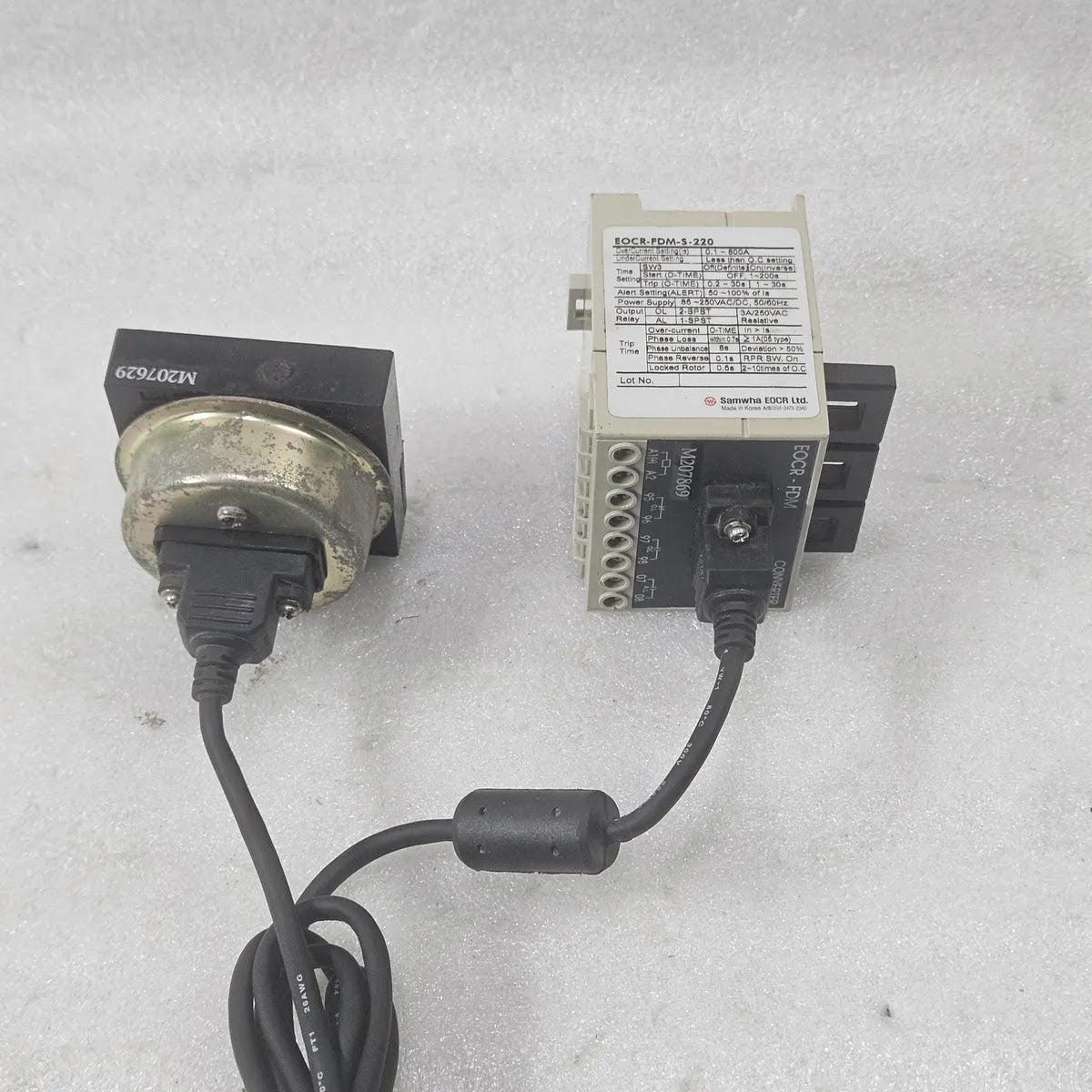 Samwha EOCR EOCR-FDM-S-220 Overcurrent Relay 0.1-800A 85-250VAC/DC