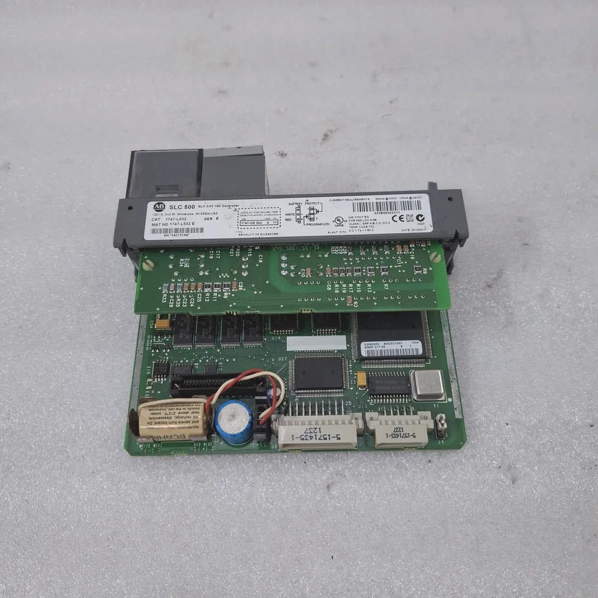 Allen-Bradley SLC 500 1747-L532 PLC System 1746-P3 1746-NI4