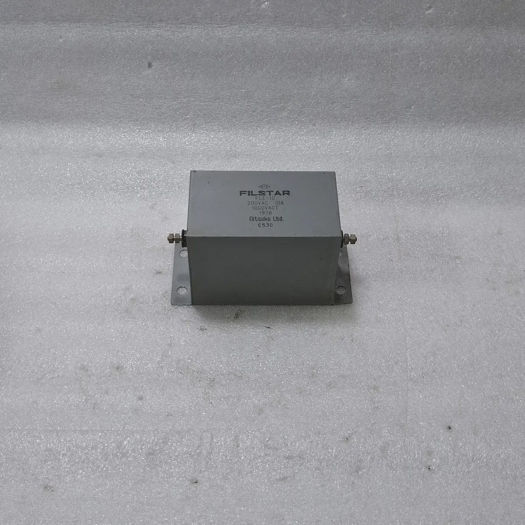 FILSTAR FLE-10 EMI NOISE FILTER 200VAC 10A 1000VACT Nitsuko Ltd.