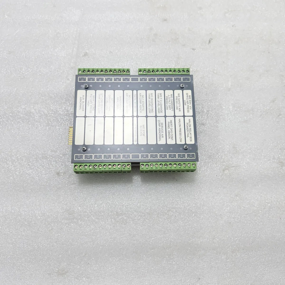 Terasaki 98.6.032.702 I/O Board ID 108 Marine Alarm Monitoring 24-Channel