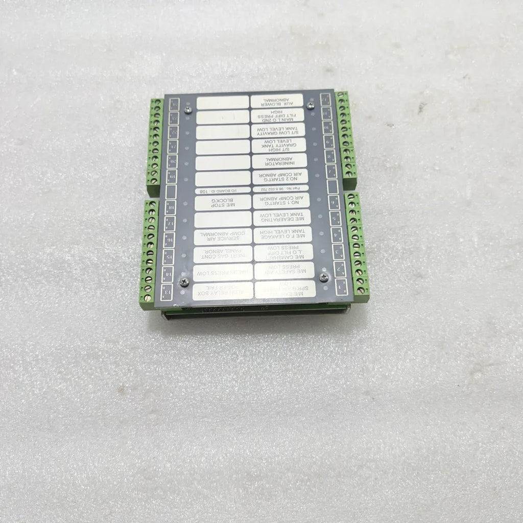 Terasaki 98.6.032.702 I/O Board ID 108 Marine Alarm Monitoring 24-Channel