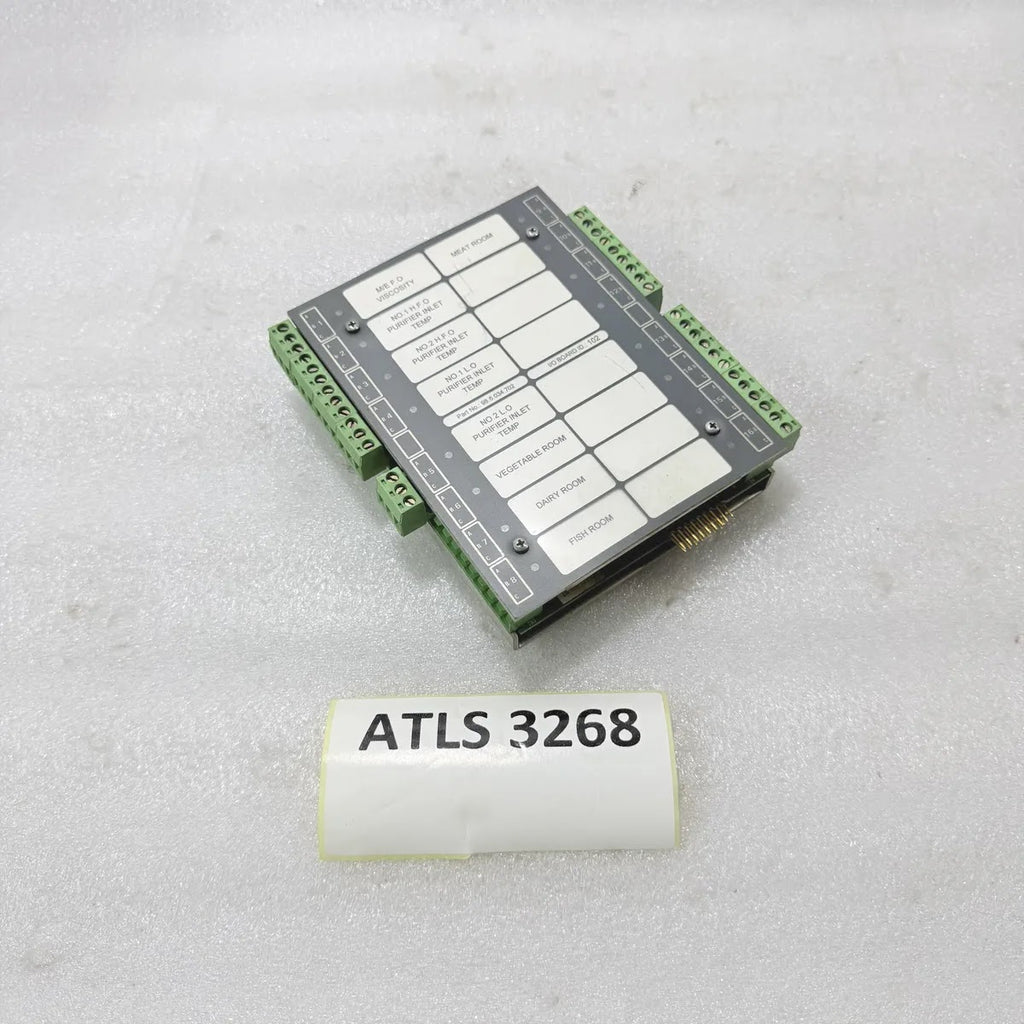 Terasaki 98.6.034.702 I/O Board ID 102 Rev 1A Marine Monitoring Module