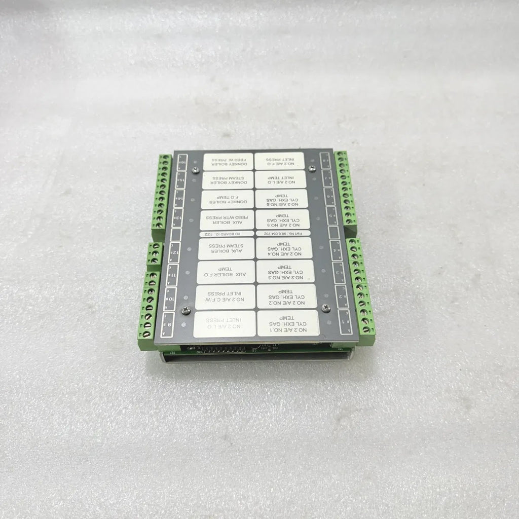 Terasaki 98.6.034.702 I/O Board ID 122 Marine Engine Temp Monitoring Rev 1A