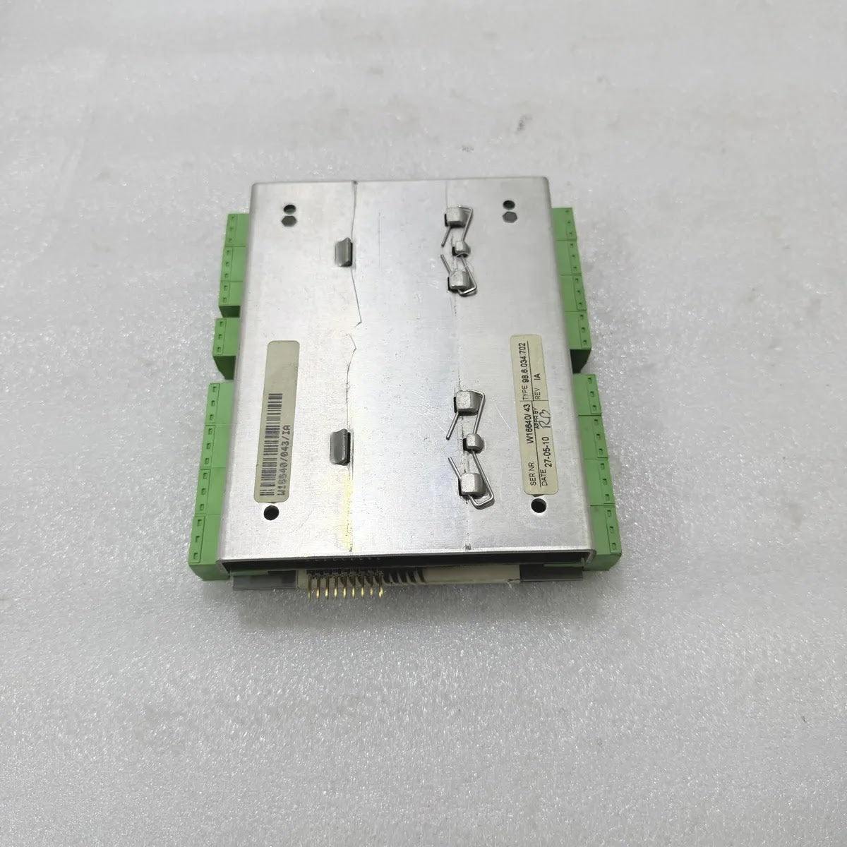 Terasaki 98.6.034.702 I/O Board ID 122 Marine Engine Temp Monitoring Rev 1A