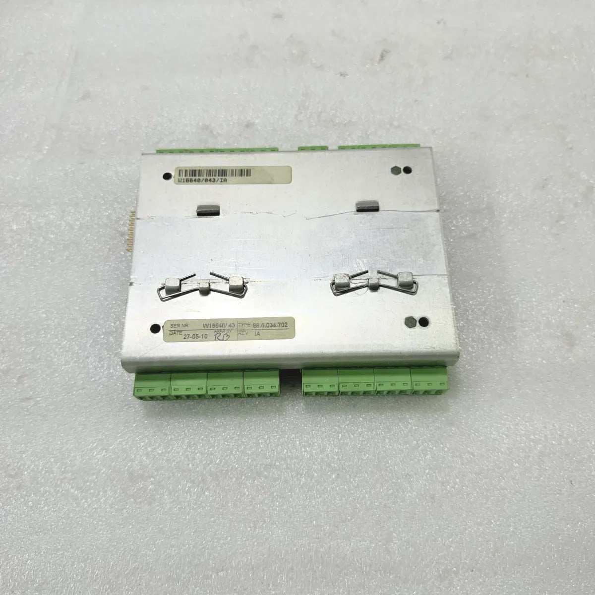 Terasaki 98.6.034.702 I/O Board ID 122 Marine Engine Temp Monitoring Rev 1A