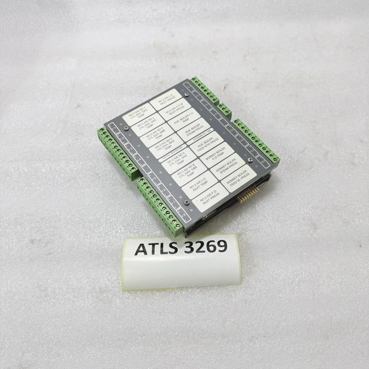 Terasaki 98.6.034.702 I/O Board ID 122 Marine Engine Temp Monitoring Rev 1A