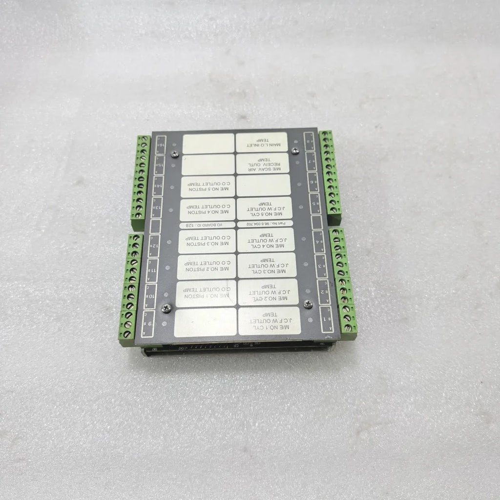 Terasaki 98.6.034.702 I/O Board ID 128 Marine Engine Temperature Module