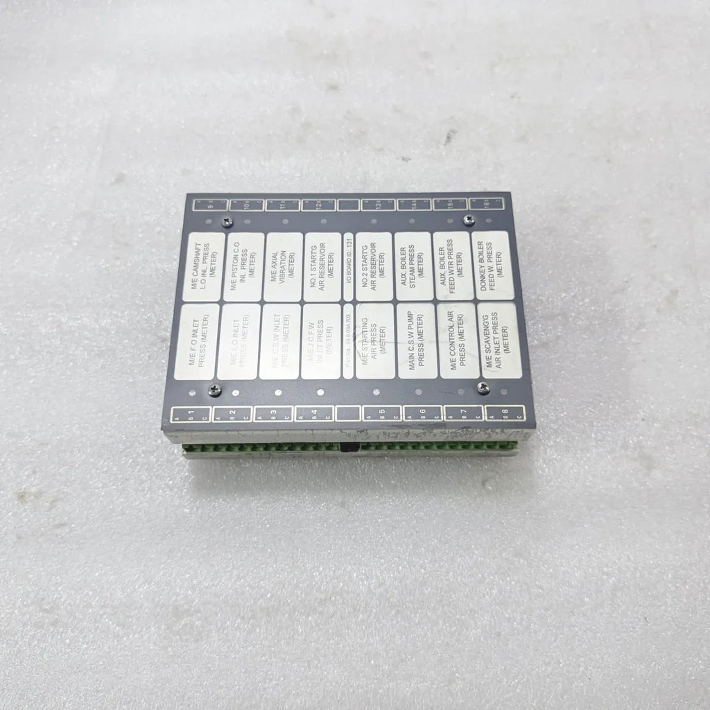 TERASAKI 98.6.034.703 I/O Board ID 131 Marine Engine Monitoring Input/Output Mod
