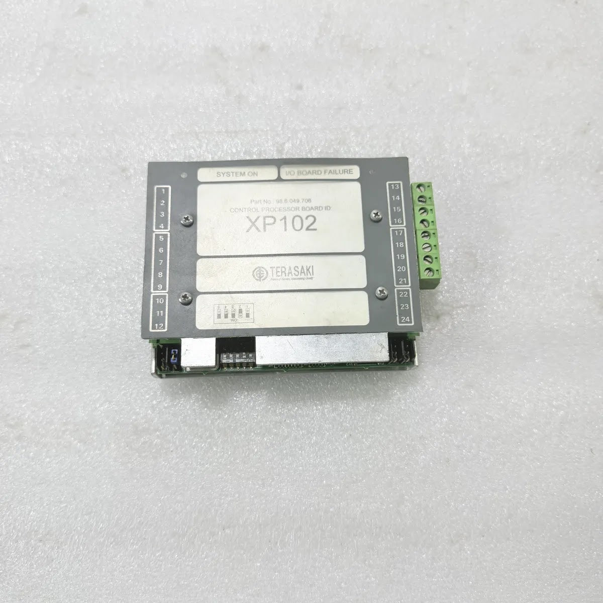 Terasaki XP102 Control Processor Board 98.6.049.706 Rev MA