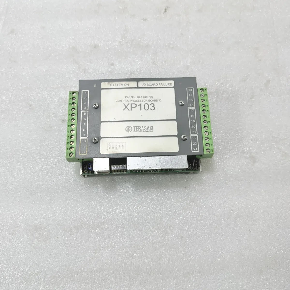 Terasaki XP103 Control Processor Board 98.6.049.706 Rev MA Marine