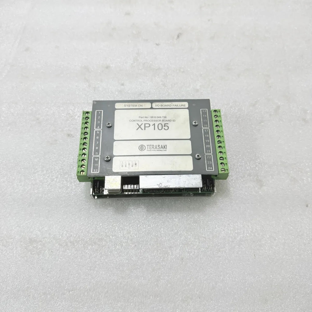 Terasaki XP105 Control Processor Board 98.6.049.706 Rev MA PCB