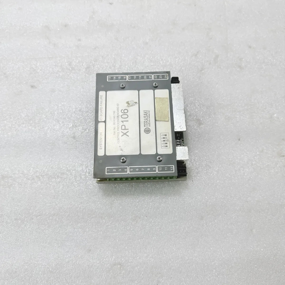 Terasaki XP106 Control Processor Board 98.6.049.706 Rev MA Module