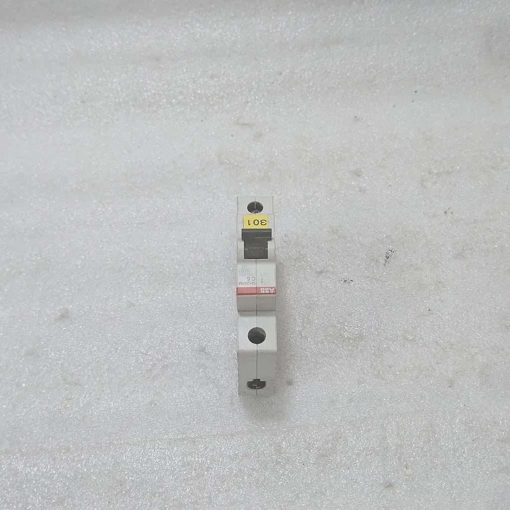 ABB SH201M MCB C6 6A 1-Pole 230/400V 10kA 1SYS271011R0064