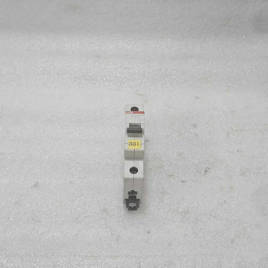 ABB SH201M MCB C6 6A 1-Pole 230/400V 10kA 1SYS271011R0064