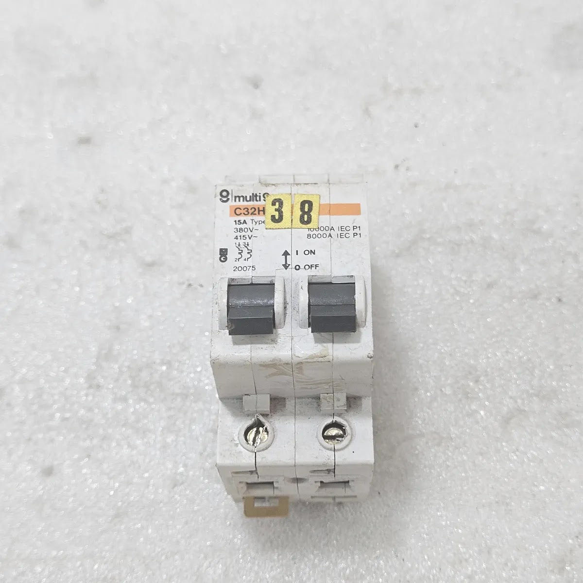 MERLIN Multiset C32H MCB 15A Type B 2P 380/415V 10000A E90 44