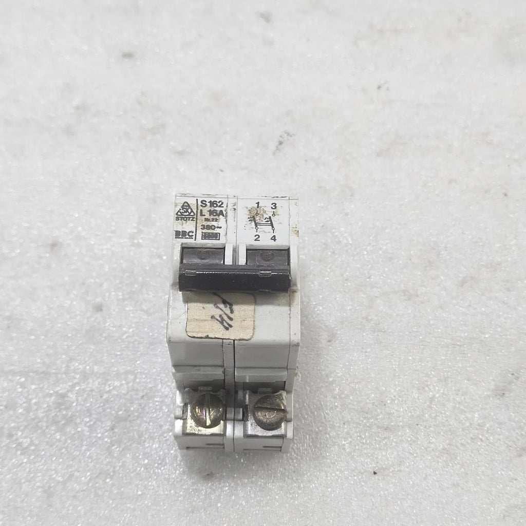 BBC Stotz S162 MCB 16A 380V 2-Pole Miniature Circuit Breaker
