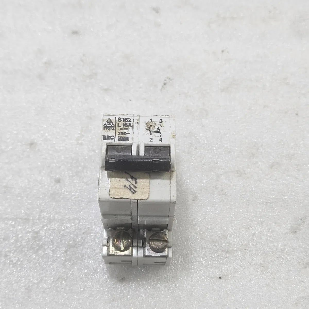 BBC Stotz S162 MCB 16A 380V 2-Pole Miniature Circuit Breaker
