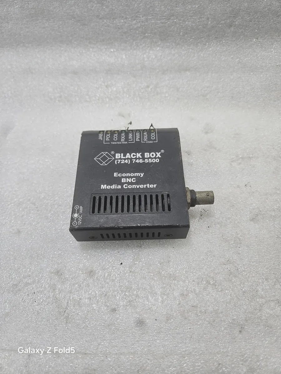 Black Box LE1502AE-R3 Economy BNC Media Converter 12VDC 1A