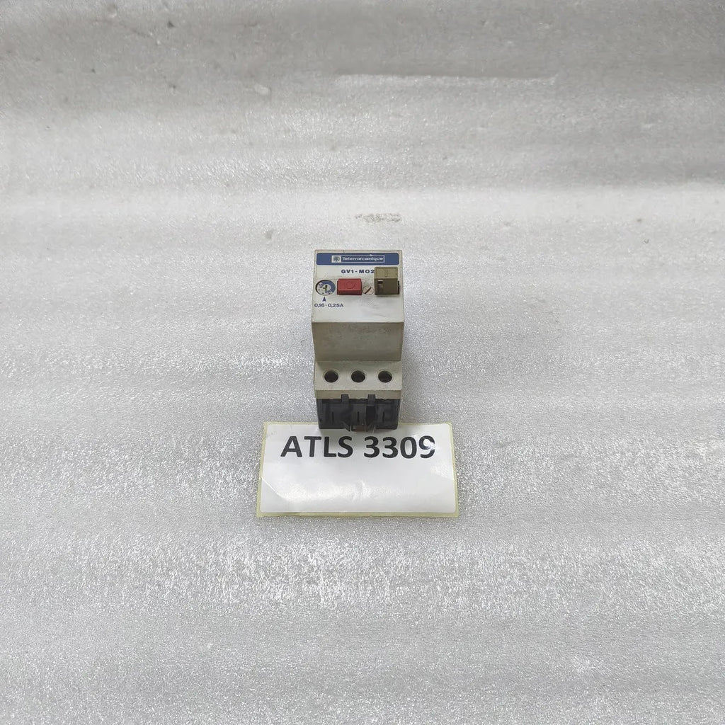 Telemecanique GV1-MO2 Motor Circuit Breaker 0.16-0.25A 660V 50/60Hz 3-Pole AC3