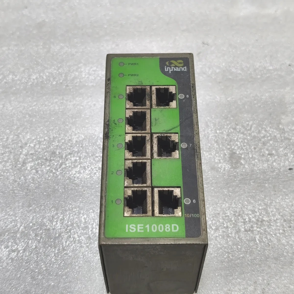 InHand ISE1008DS 8T-24 Industrial Ethernet Switch 8-Port 10/100 12-48V DC