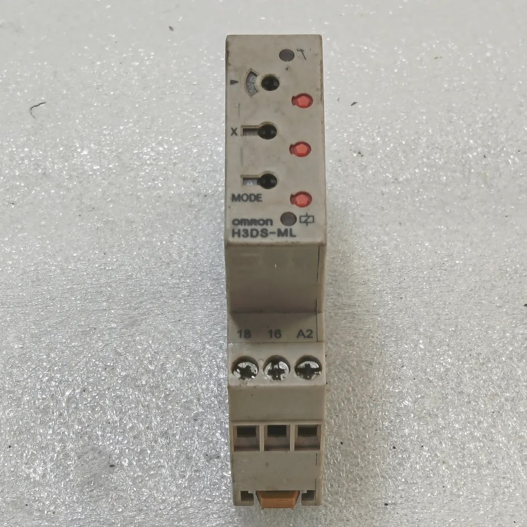 Omron H3DS-ML Timer Relay 24-230VAC 24-48VDC 0.1s-120h Multi-Mode DIN Rail
