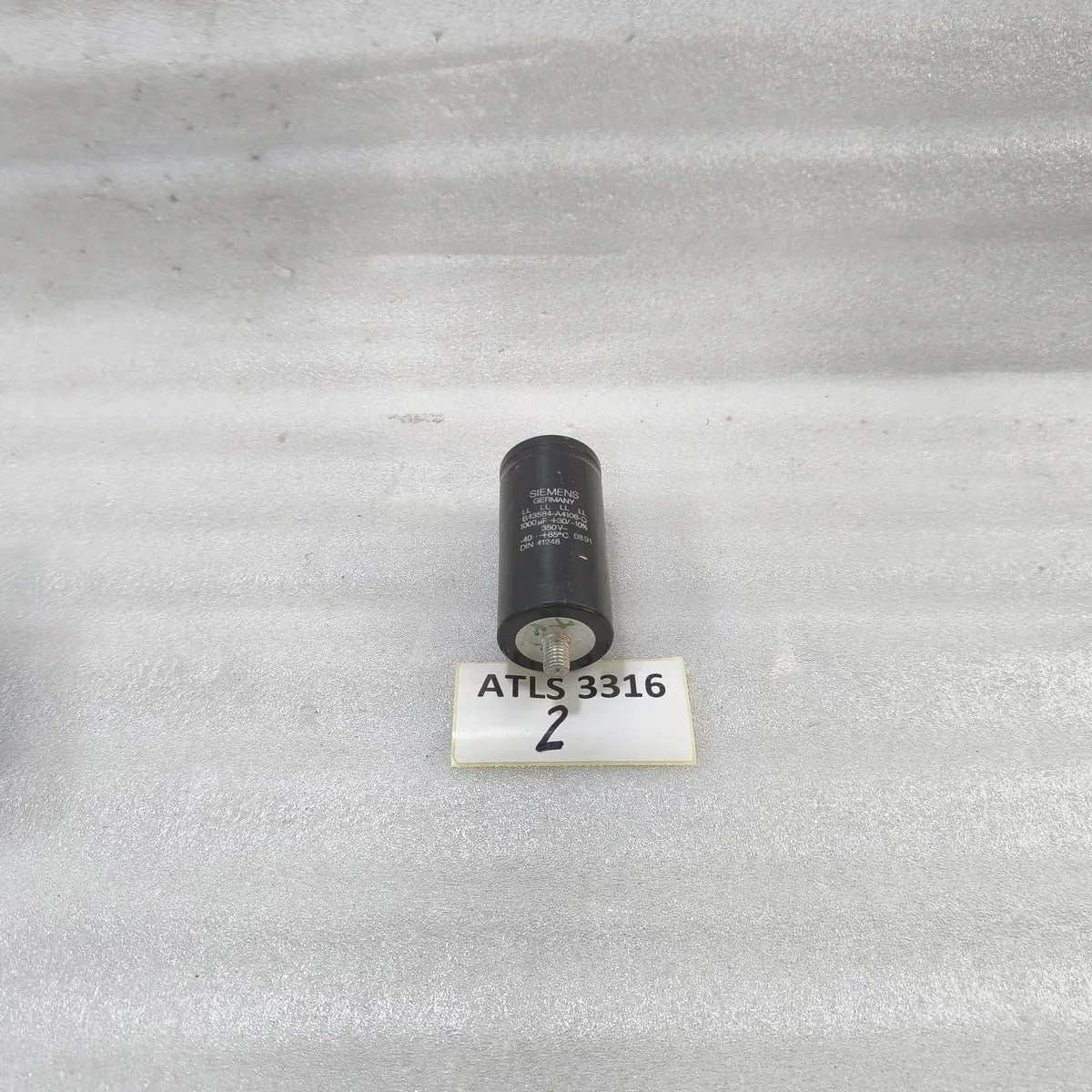 Siemens B43584-A4108-Q Electrolytic Capacitor 1000uF 350V +30/-10% DIN 41248
