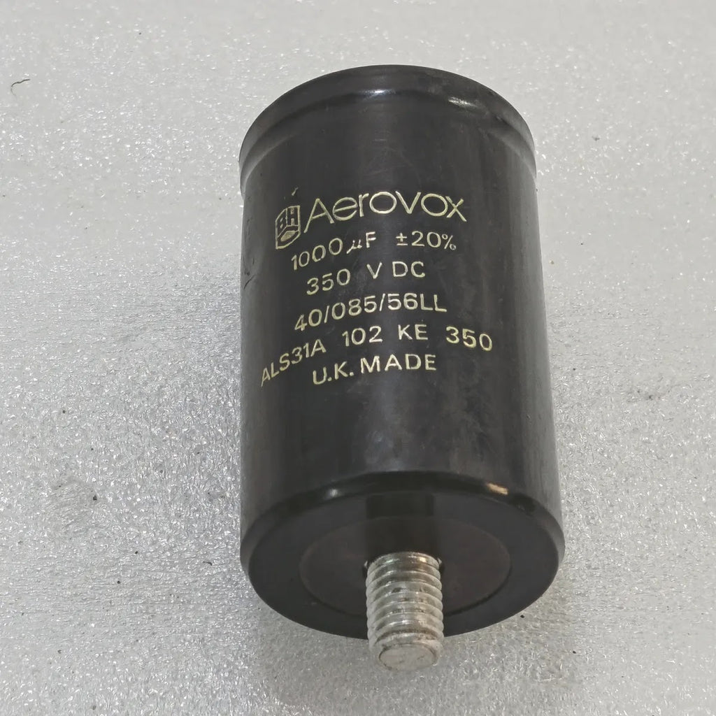 Aerovox ALS31A 102 KE 350 Electrolytic Capacitor 1000uF 350VDC 40/085/56LL