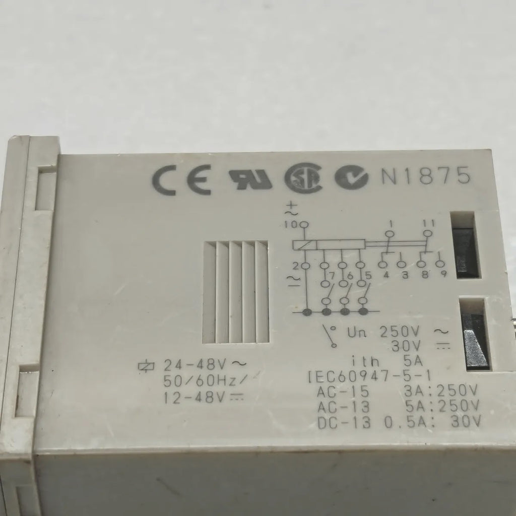 Omron H3CR-A -315 Timer Relay 24-48VAC 12-48VDC 0.05s-300h 5A 250VAC