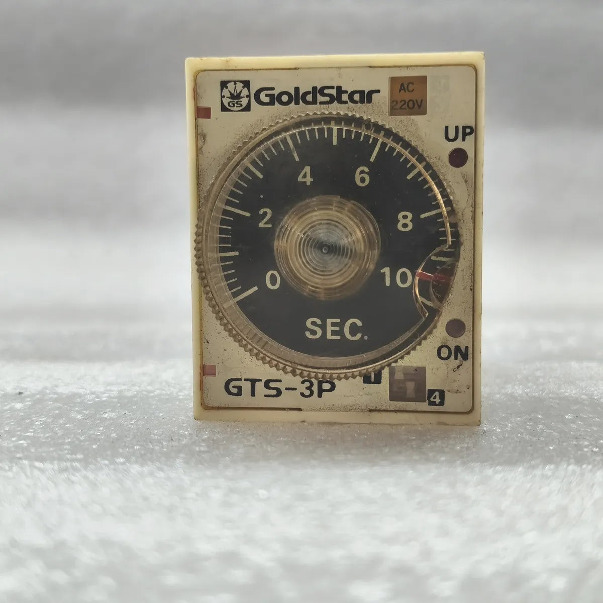 GoldStar GTS-3PA-B Super Timer Relay AC220V 5A/0.5A 0-10 Sec