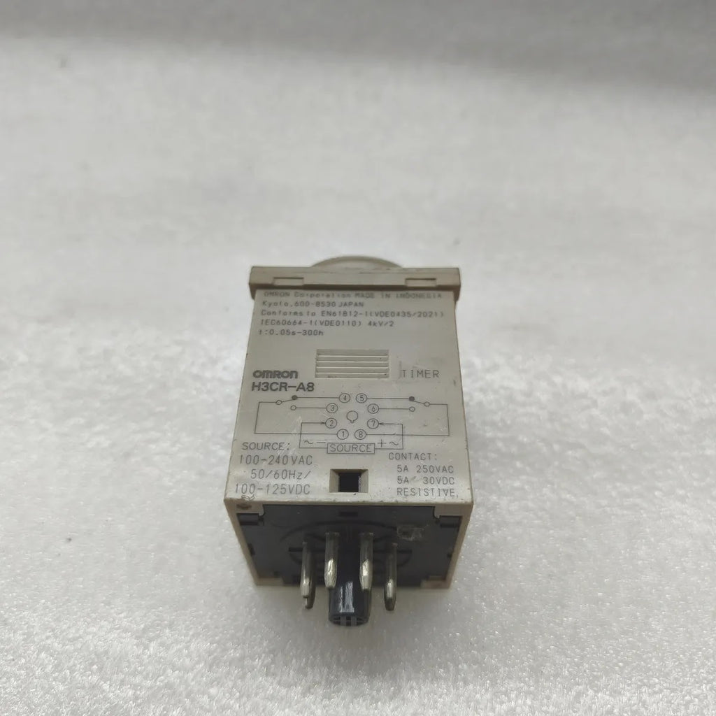 Omron H3CR-A8 Solid State Multifunction Timer 100-240VAC 100-125VDC 5A 250VAC