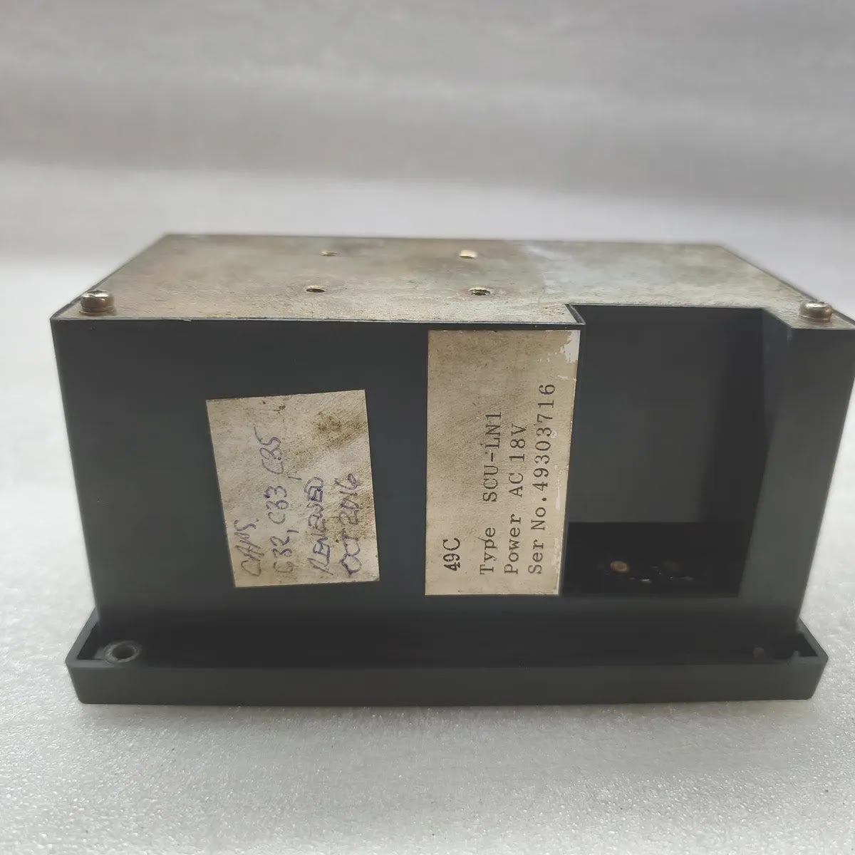 JRCS SCU-LN1 Control Unit Source Run Start Stop 49C Power AC 18V