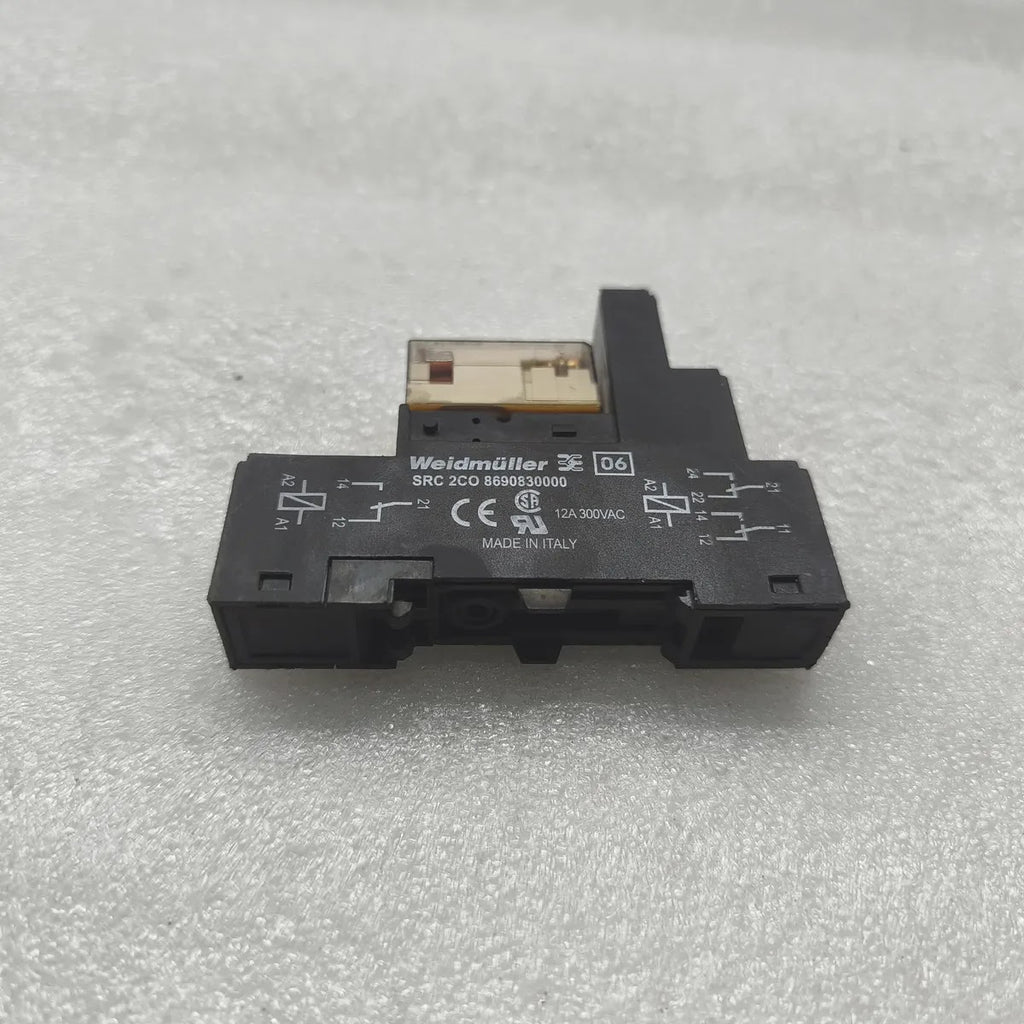 Weidmuller SRC 2CO 8690830000 Relay Socket 2CO 12A 300VAC DIN Rail