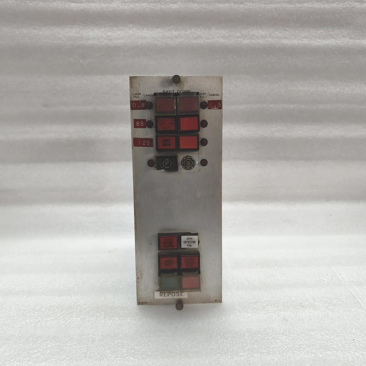 NORCONTROL NN-2E-018 AutoChief III Module L Engine Shutdown Control Card