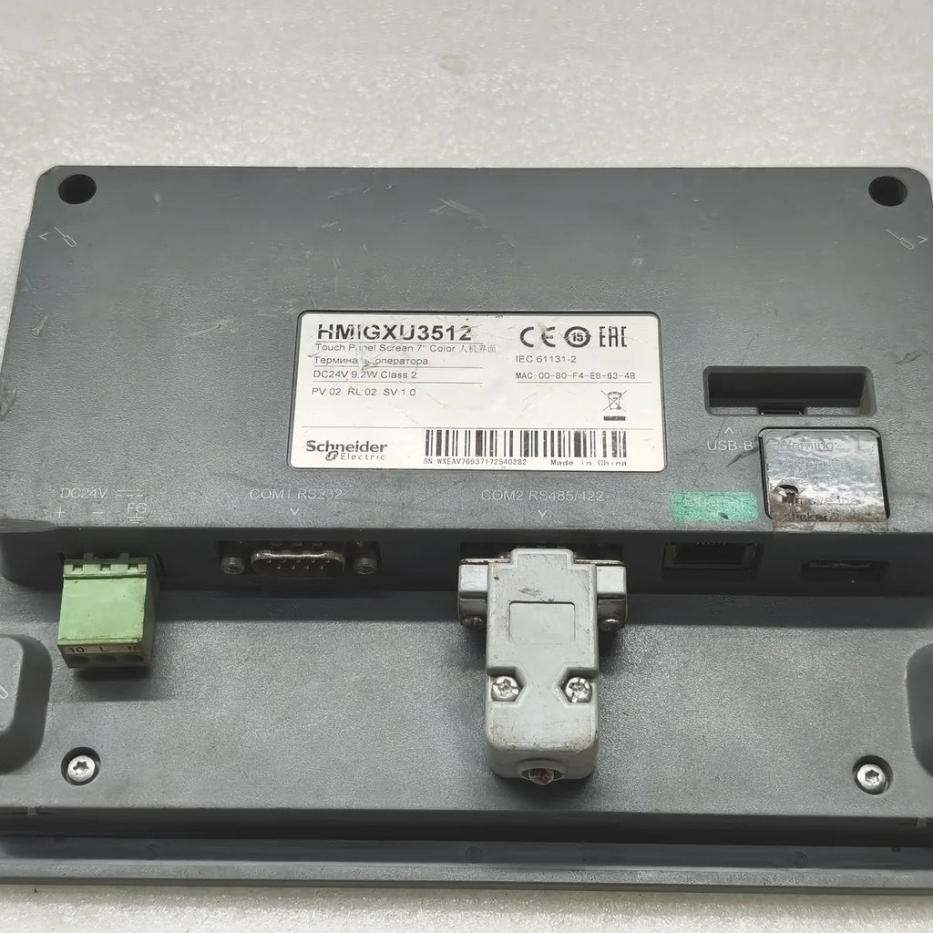 S Electric HMIGXU3512 Magelis Touch Panel 7in Color HMI DC24V - FOR PARTS