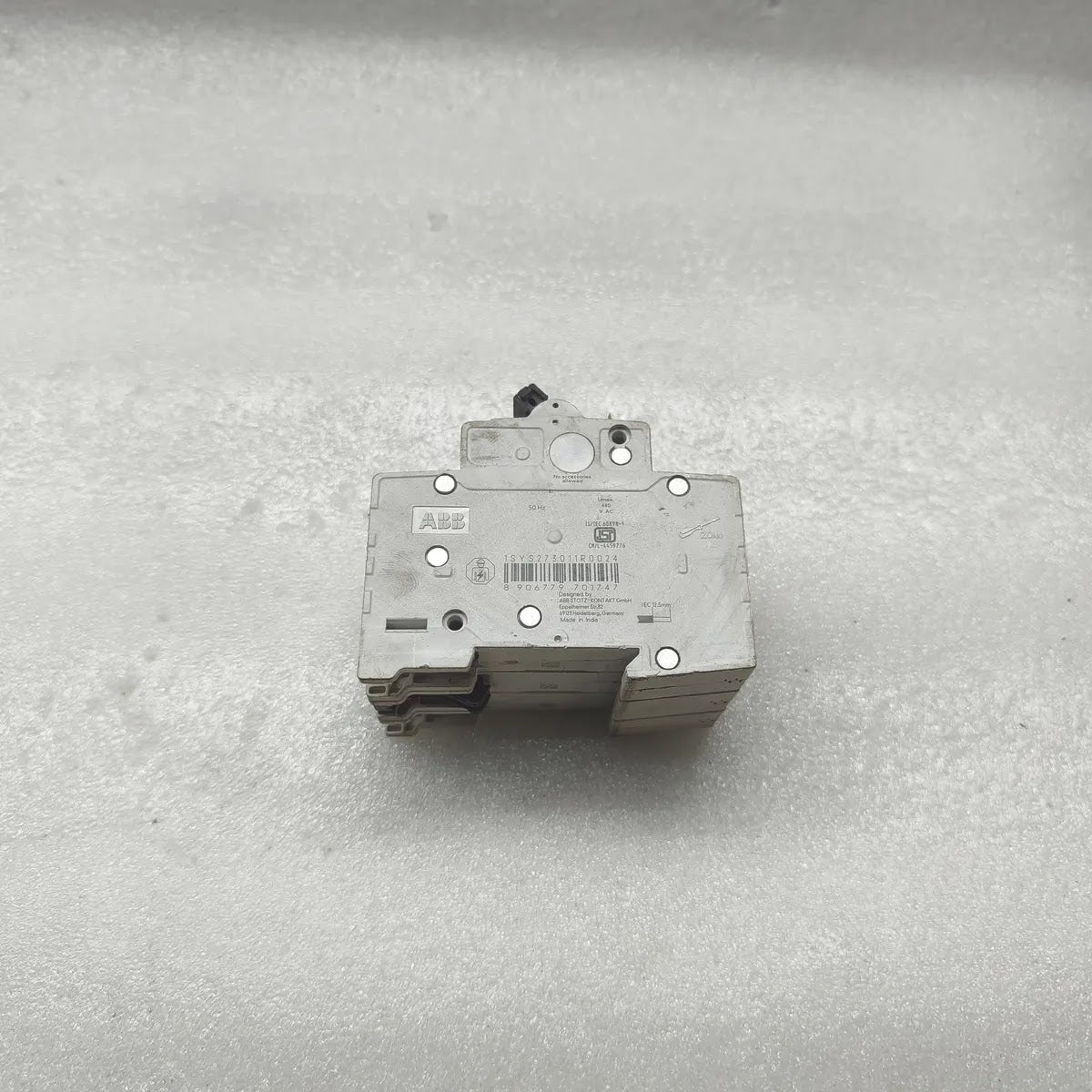 ABB SH203M C2 Miniature Circuit Breaker 2A 3-Pole 400V 10kA IEC/EN 60898-1