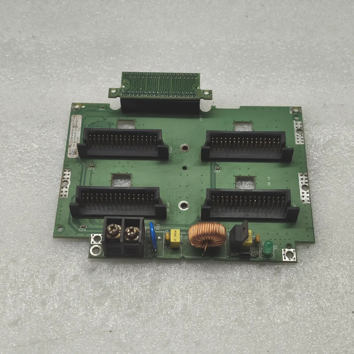 PCB Circuit Board with Multiple IDC Connectors and Inductor Terminal Block