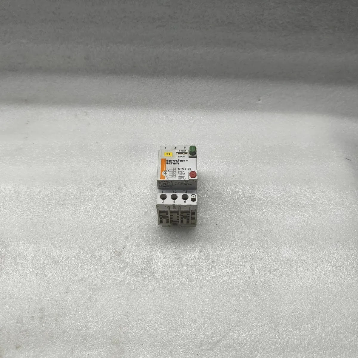 Sprecher+Schuh KTA 3-25 Motor Breaker 6.3-10A 600V + KT 3-25-PE1-10 Aux Block