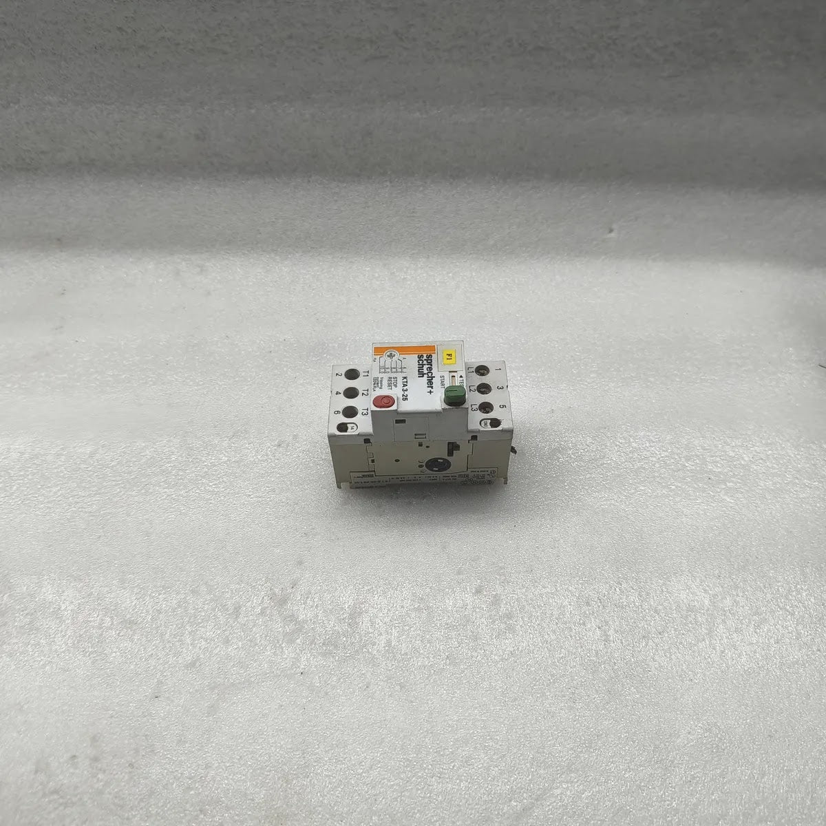 Sprecher+Schuh KTA 3-25 Motor Breaker 6.3-10A 600V + KT 3-25-PE1-10 Aux Block