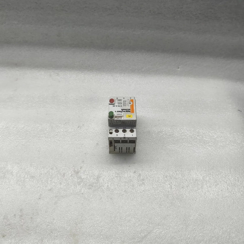 Sprecher+Schuh KTA 3-25 Motor Breaker 6.3-10A 600V + KT 3-25-PE1-10 Aux Block