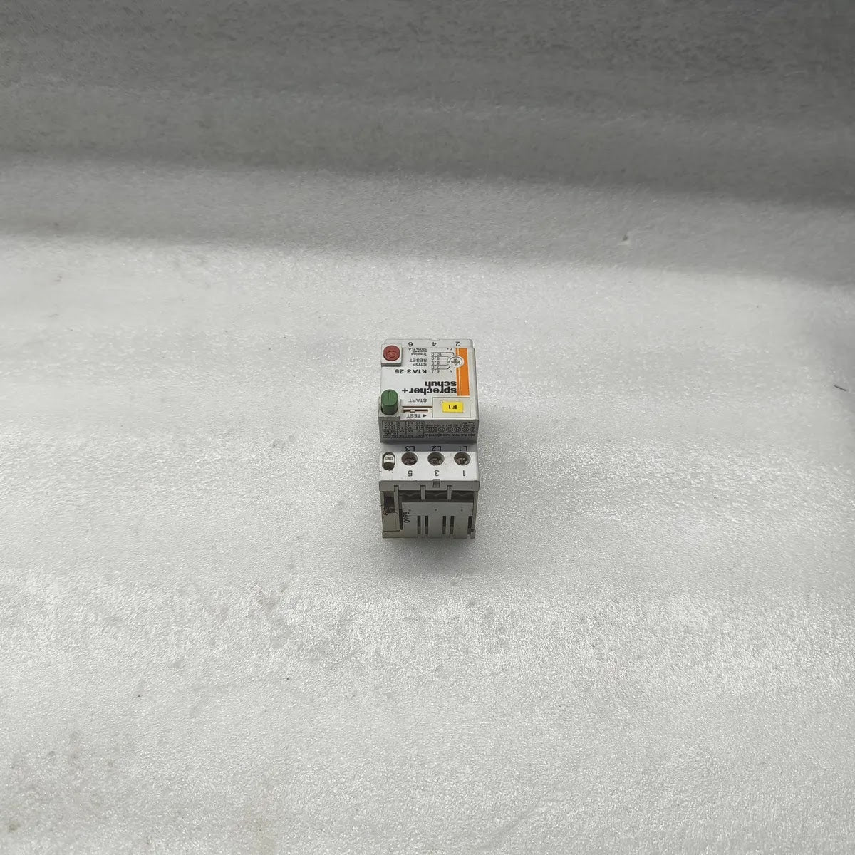 Sprecher+Schuh KTA 3-25 Motor Breaker 6.3-10A 600V + KT 3-25-PE1-10 Aux Block