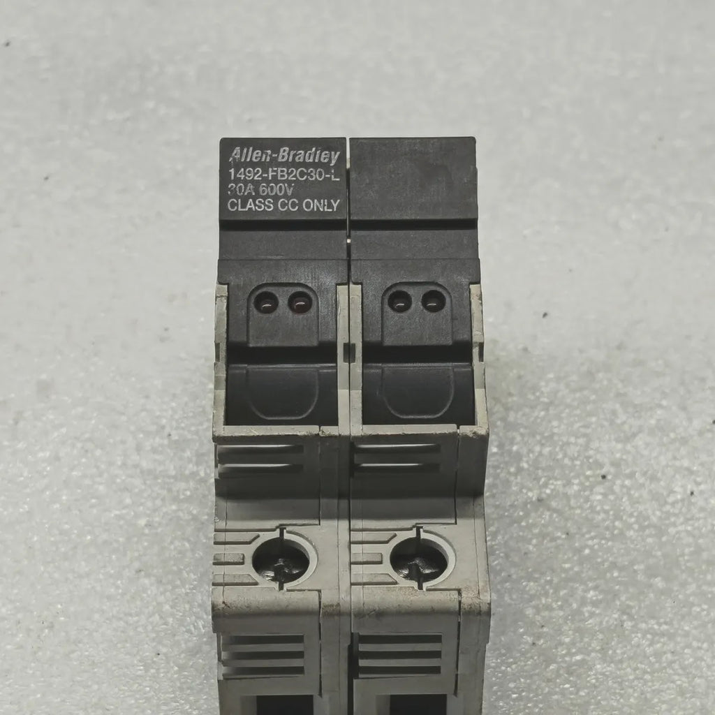 A Bradley 1492-FB2C30-L Fuse Holder 30A 600V 2-Pole Class CC Series B