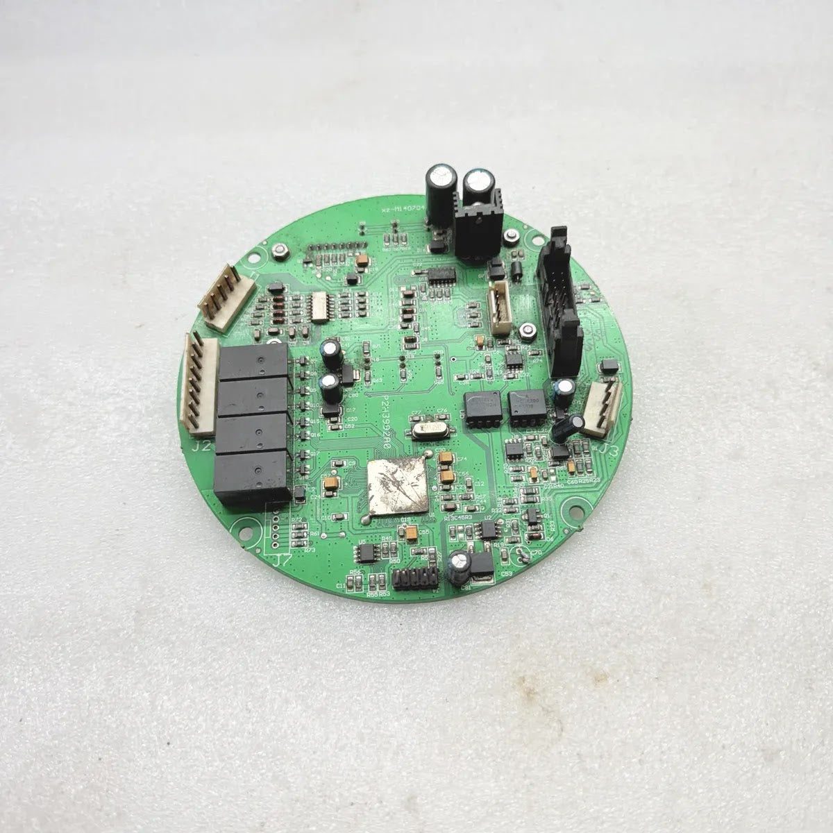 CIRCULAR PCB CONTROL BOARD XZ-M140704 P2H3992A0 LCD DISPLAY LED INDICATOR RELAY